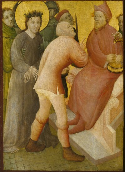 Cristo ante Pilato de Master of the Bielefeld Altar